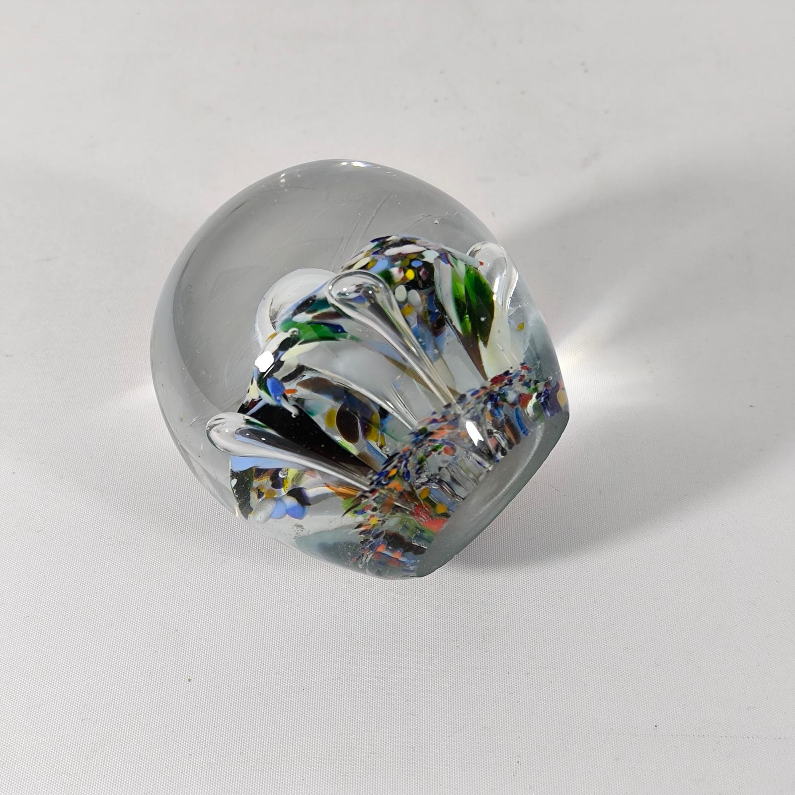 Danish Paperweight Heavy Glass Early 20th Century For Sale 3
