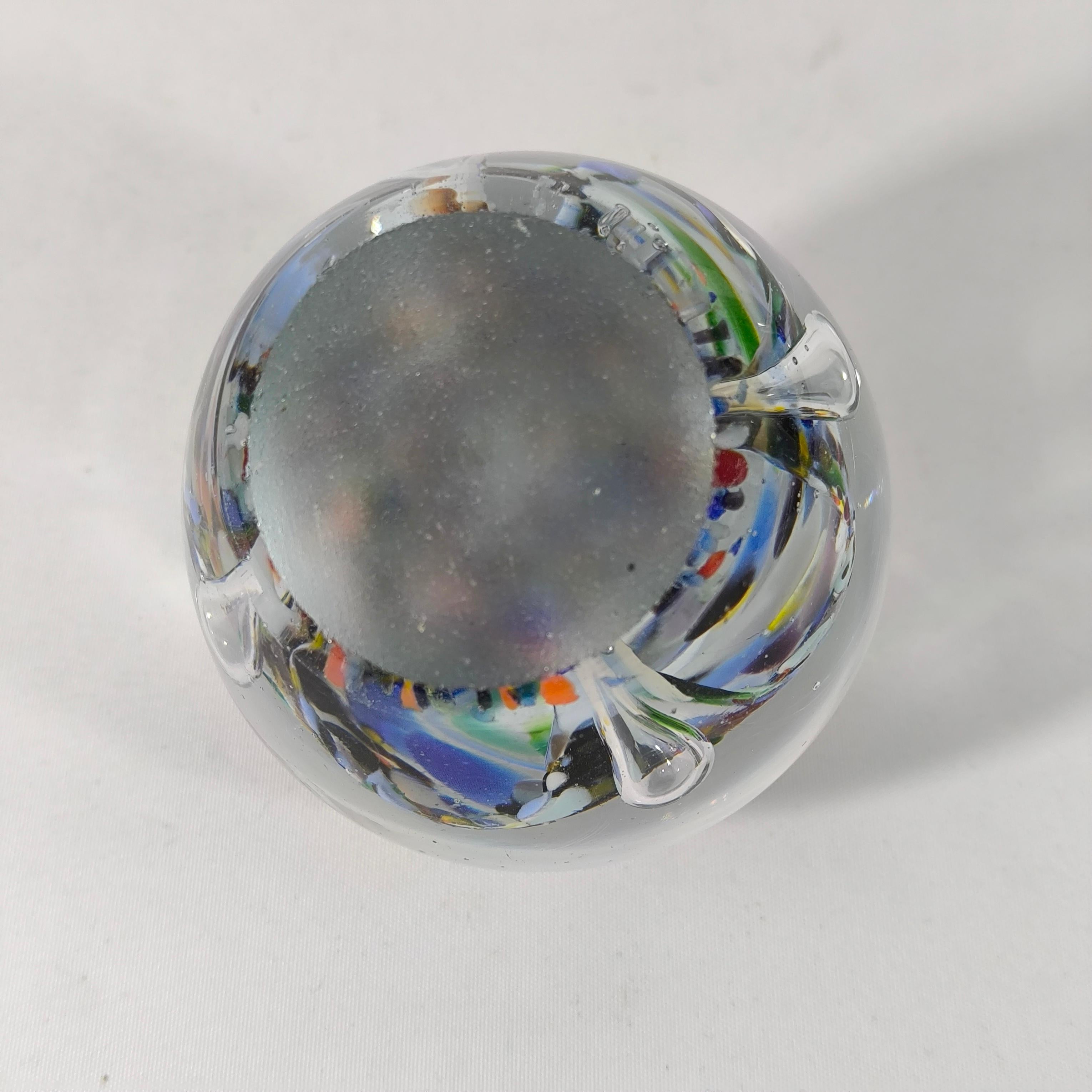 Danish Paperweight Heavy Glass Early 20th Century For Sale 4