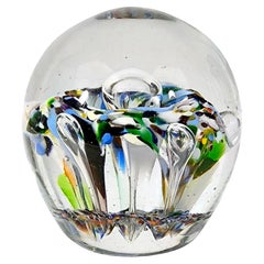 Danish Paperweight Heavy Glass Early 20th Century