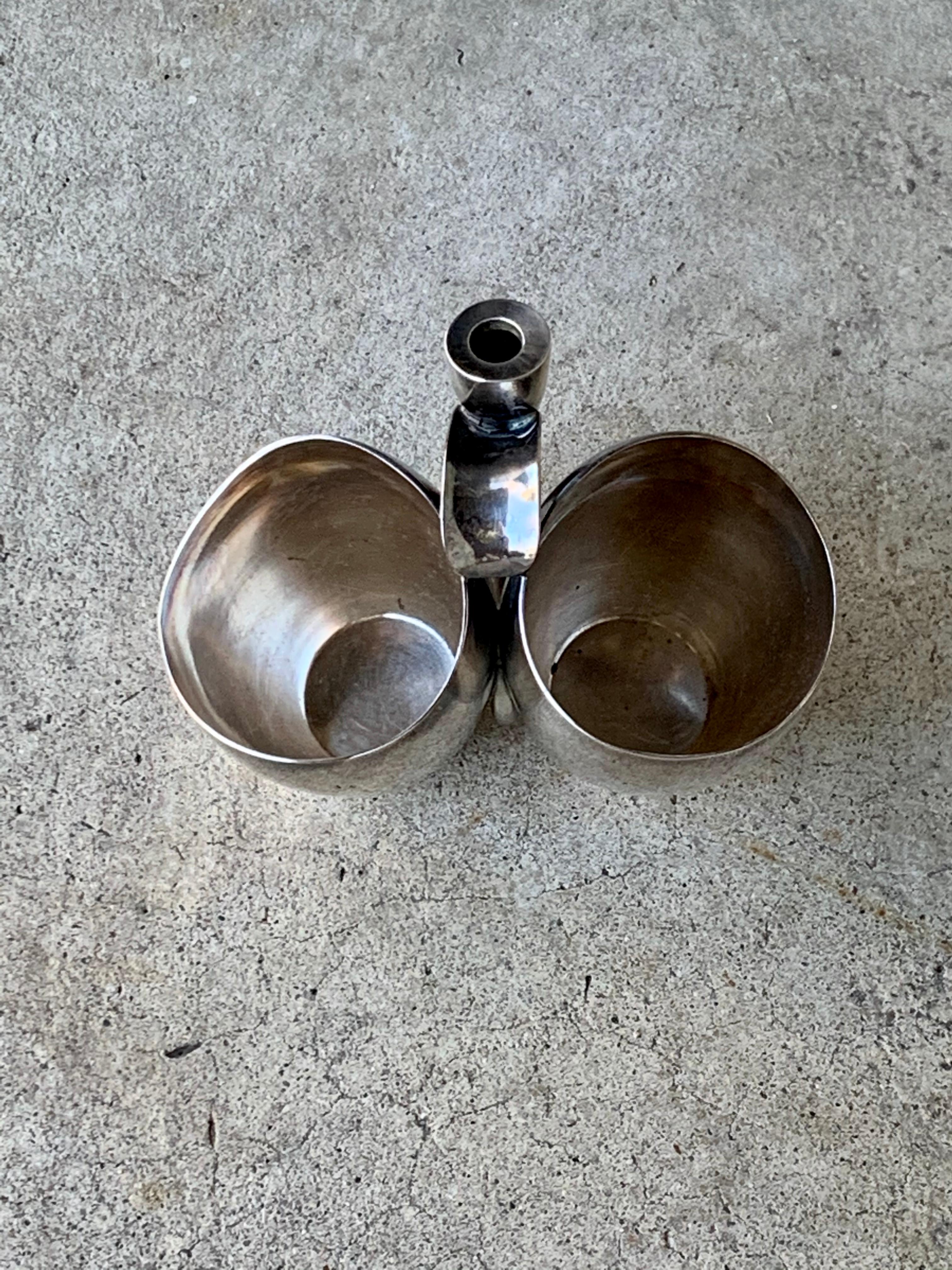 Danish Paul Bang Modernist Sterling Silver Cups '2' 5