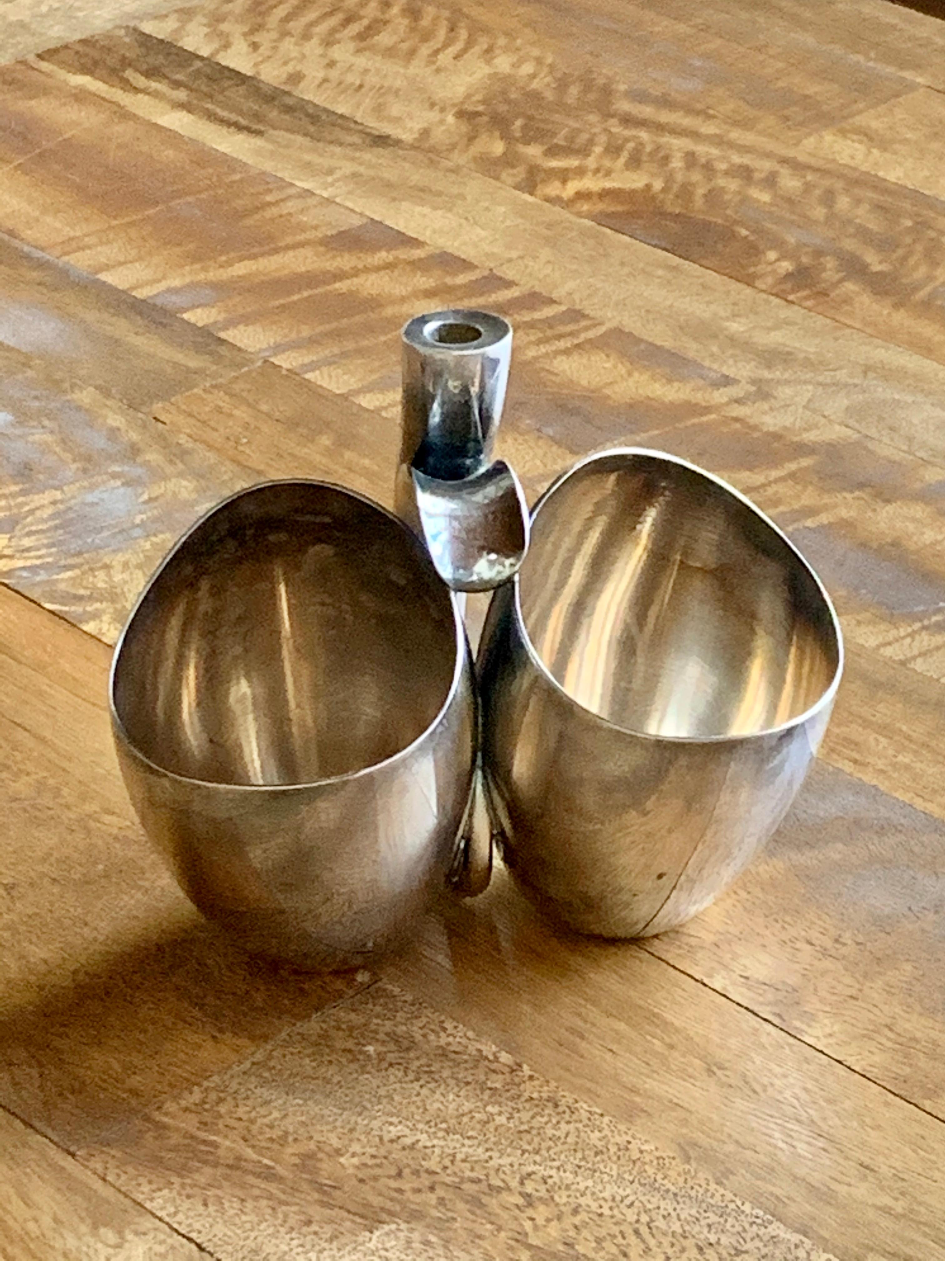 Danish Paul Bang Modernist Sterling Silver Cups '2' 6