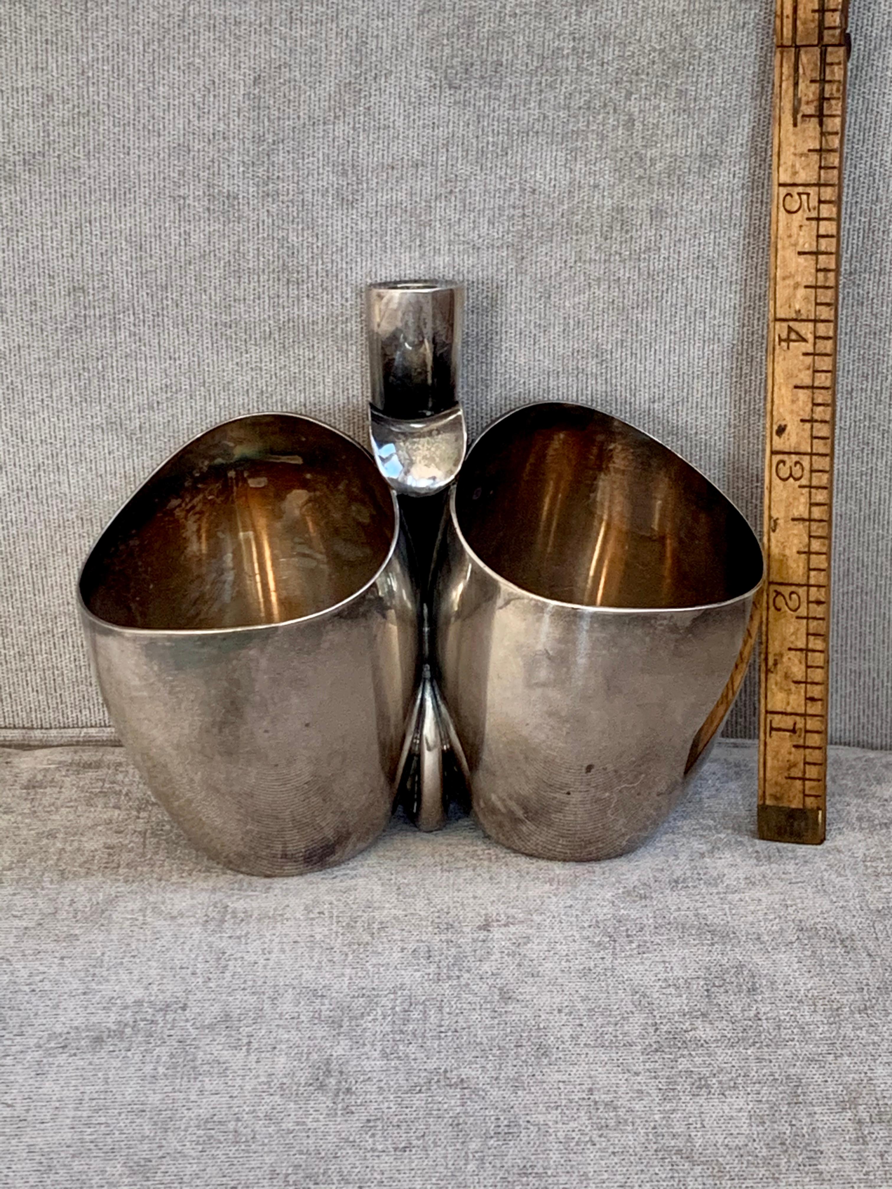 Danish Paul Bang Modernist Sterling Silver Cups '2' In Good Condition In St. Louis Park, MN