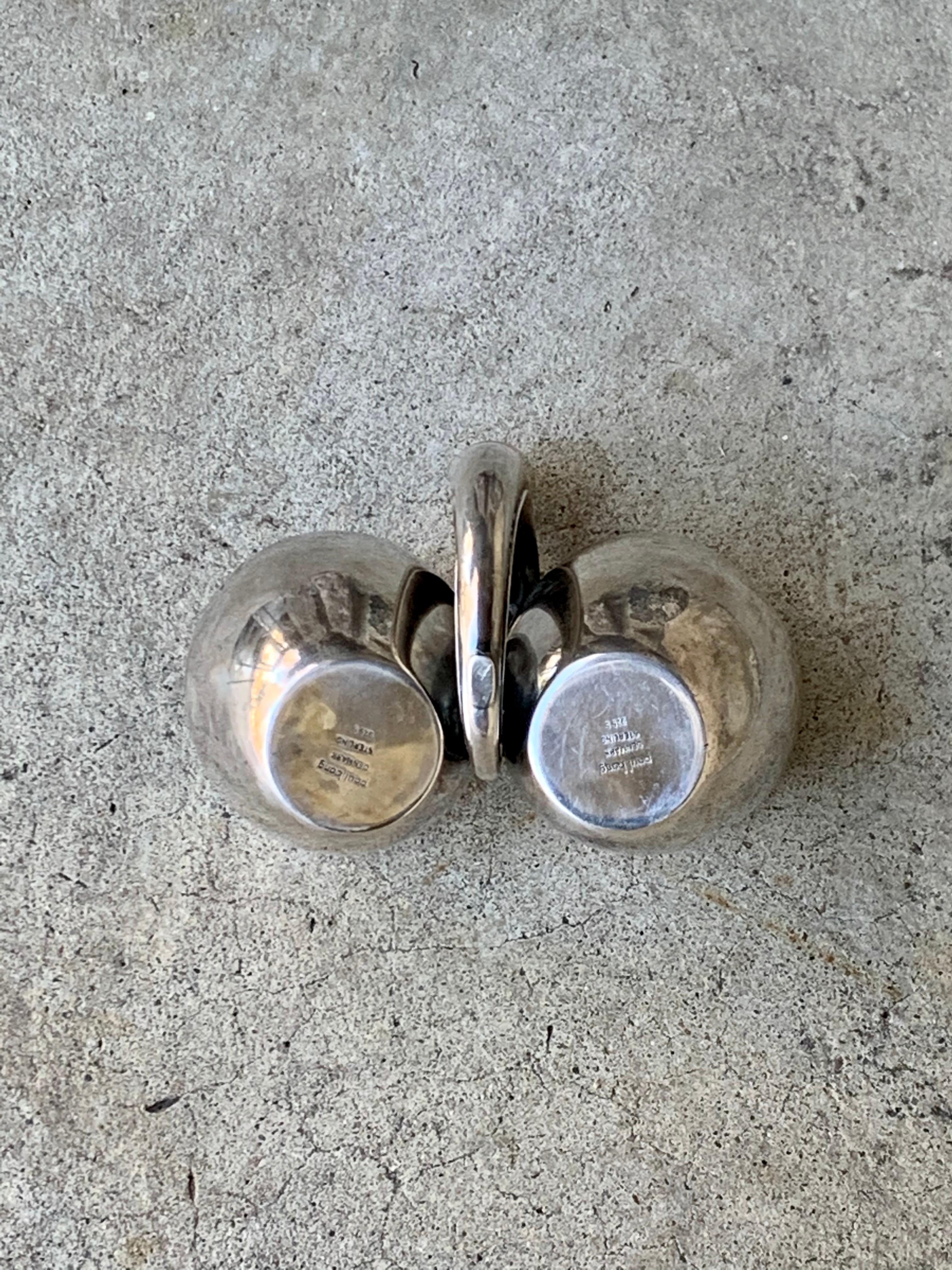 Women's or Men's Danish Paul Bang Modernist Sterling Silver Cups '2'