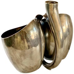 Danish Paul Bang Modernist Sterling Silver Cups '2'