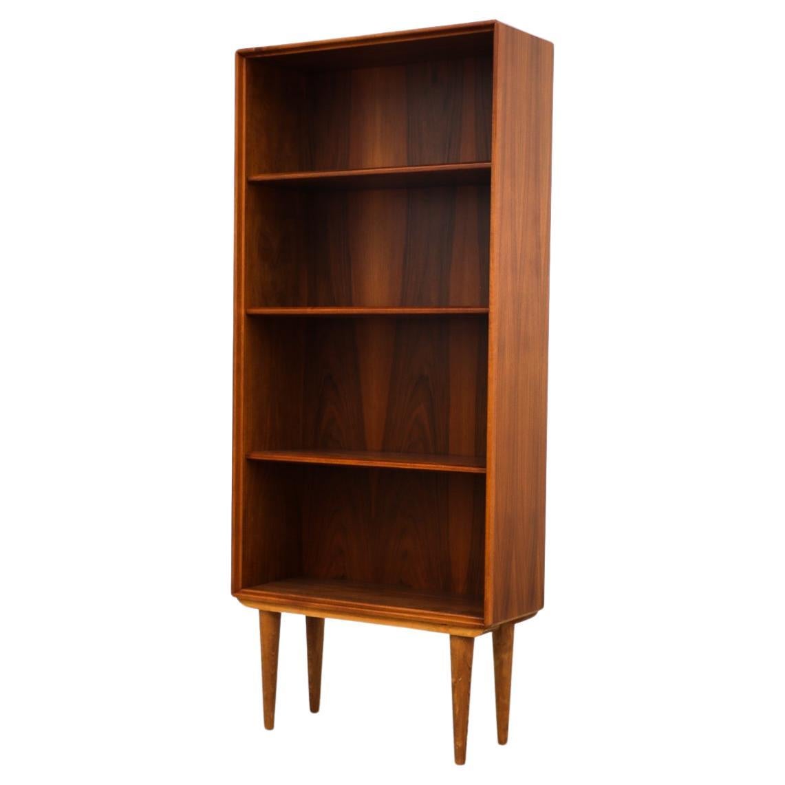 Danish Pecan Freestanding Bookcase at 1stDibs