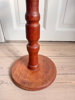 Danish Pedestal /Sideboard, ca. 1960s in patinated Oak with Rounded Surfaces