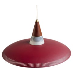 Lampada a sospensione danese, anni '60