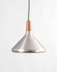 Lampe à suspension danoise Nordlux en acier et teck, vers 1960