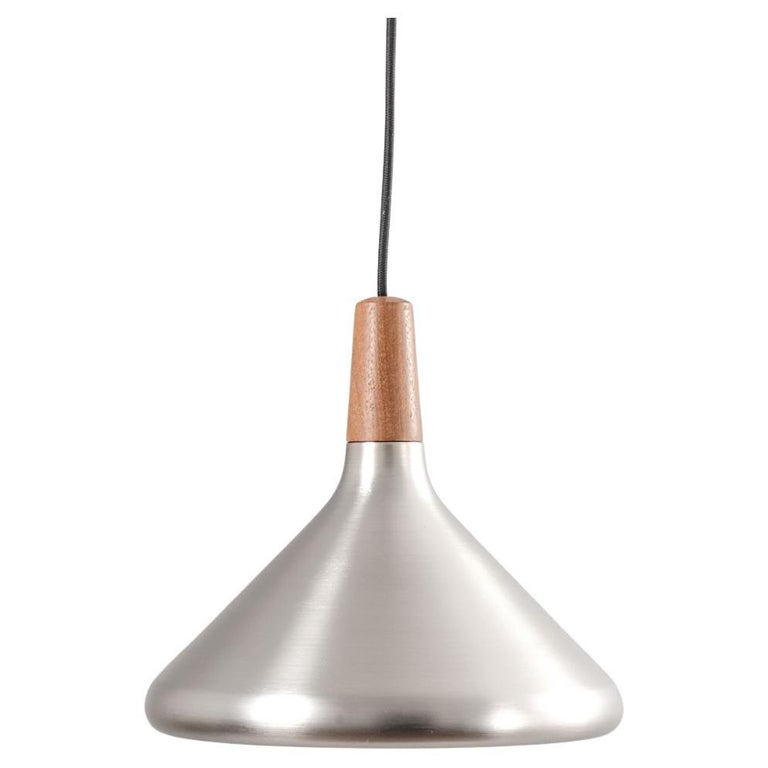 Danish Pendant Lamp by Nordlux in Steel and Teak, circa 1960 For Sale at  1stDibs