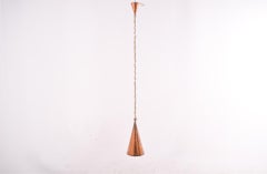 Danish Pendant Lamp in Hand-Hammered Copper by E.S Horn Aalestrup, 1950s