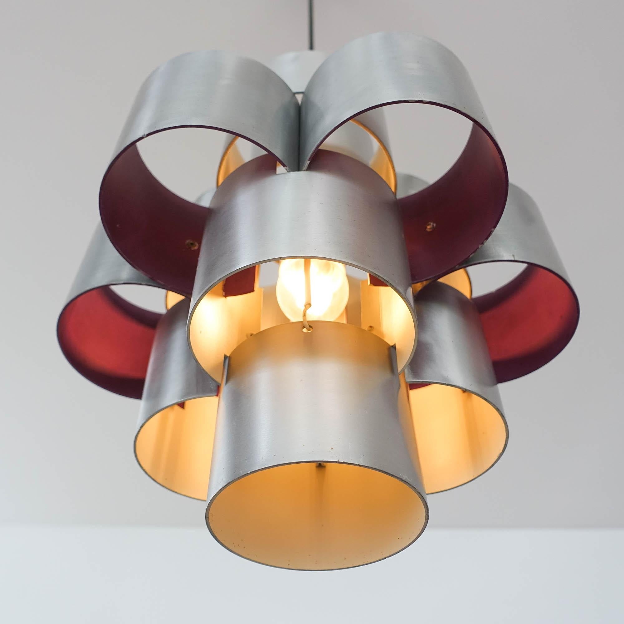 Scandinavian Modern Danish Pendant Lamp in the Style of Werner Schou, 1960s