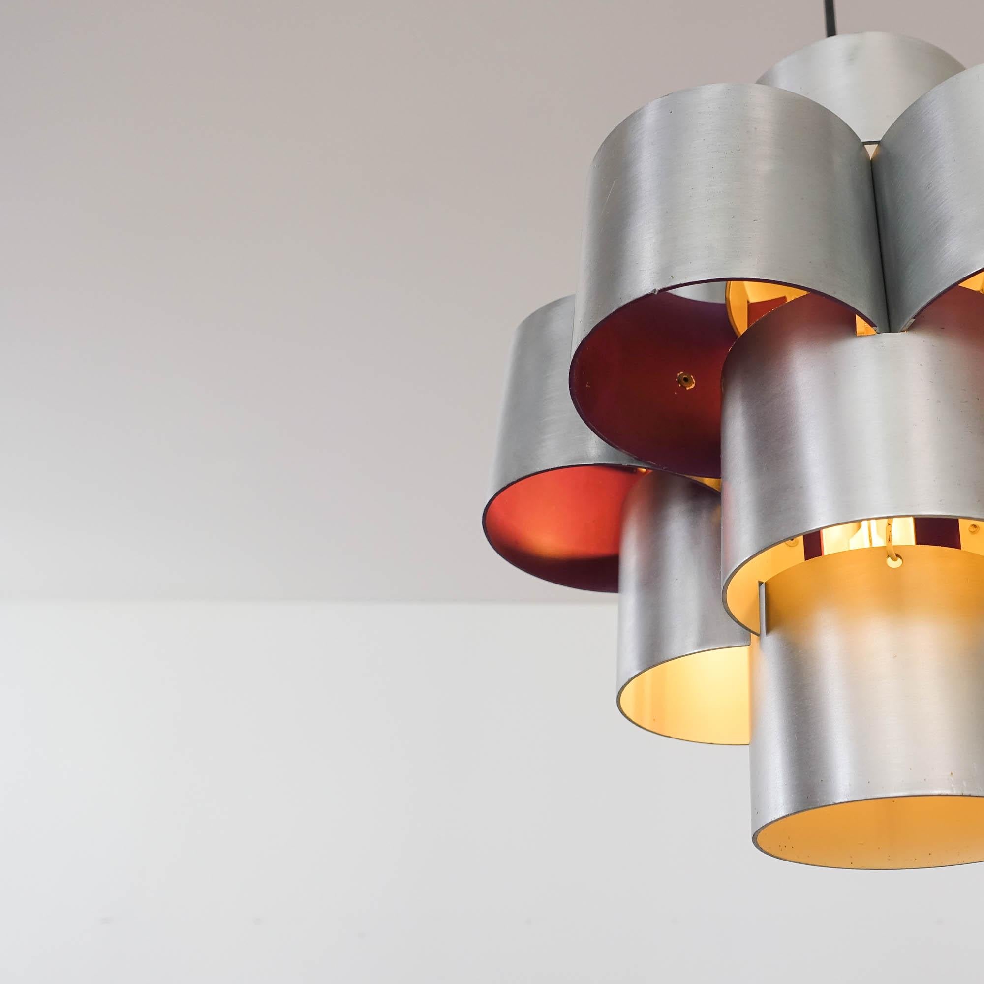 Danish Pendant Lamp in the Style of Werner Schou, 1960s 1
