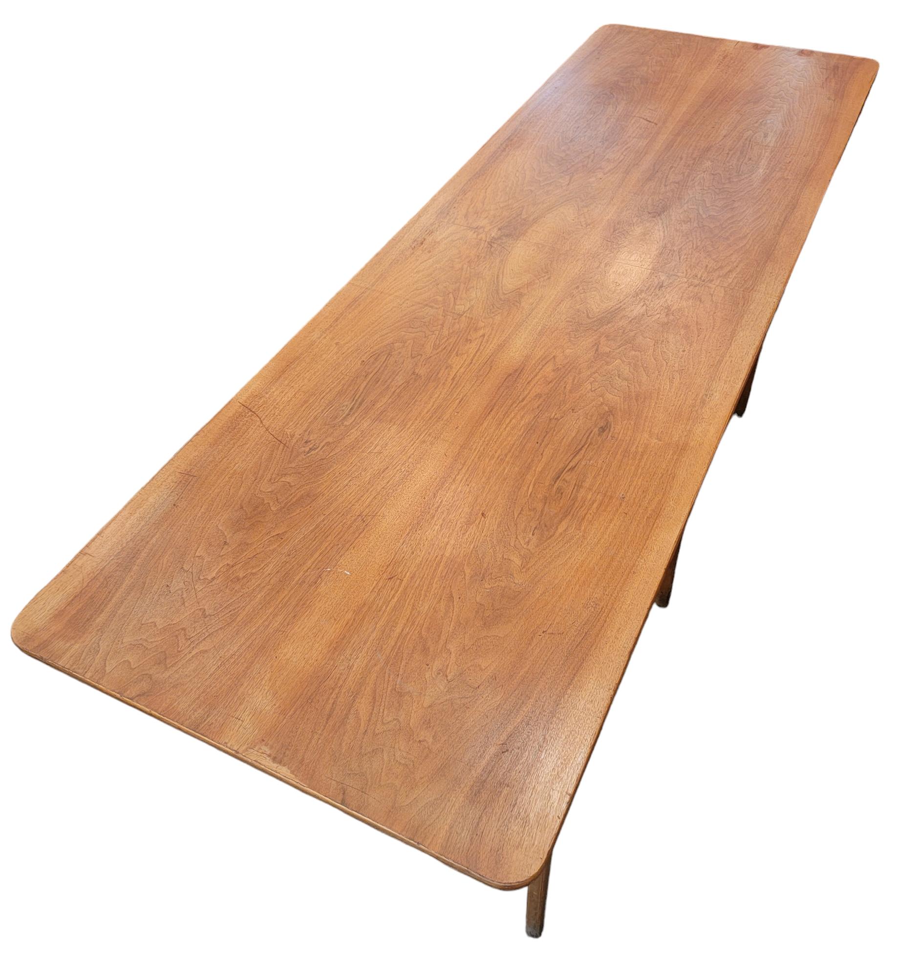 Mid-Century Modern Danish Peter Hvidt Teak Library Table or Coffee Table For Sale