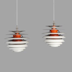 Danish PH Contrast Lamp by Poul Henningsen for Louis Poulsen, 1962, Set of 2