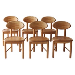 Danish Pine Chairs by Korup in Rainer Daumiller Style