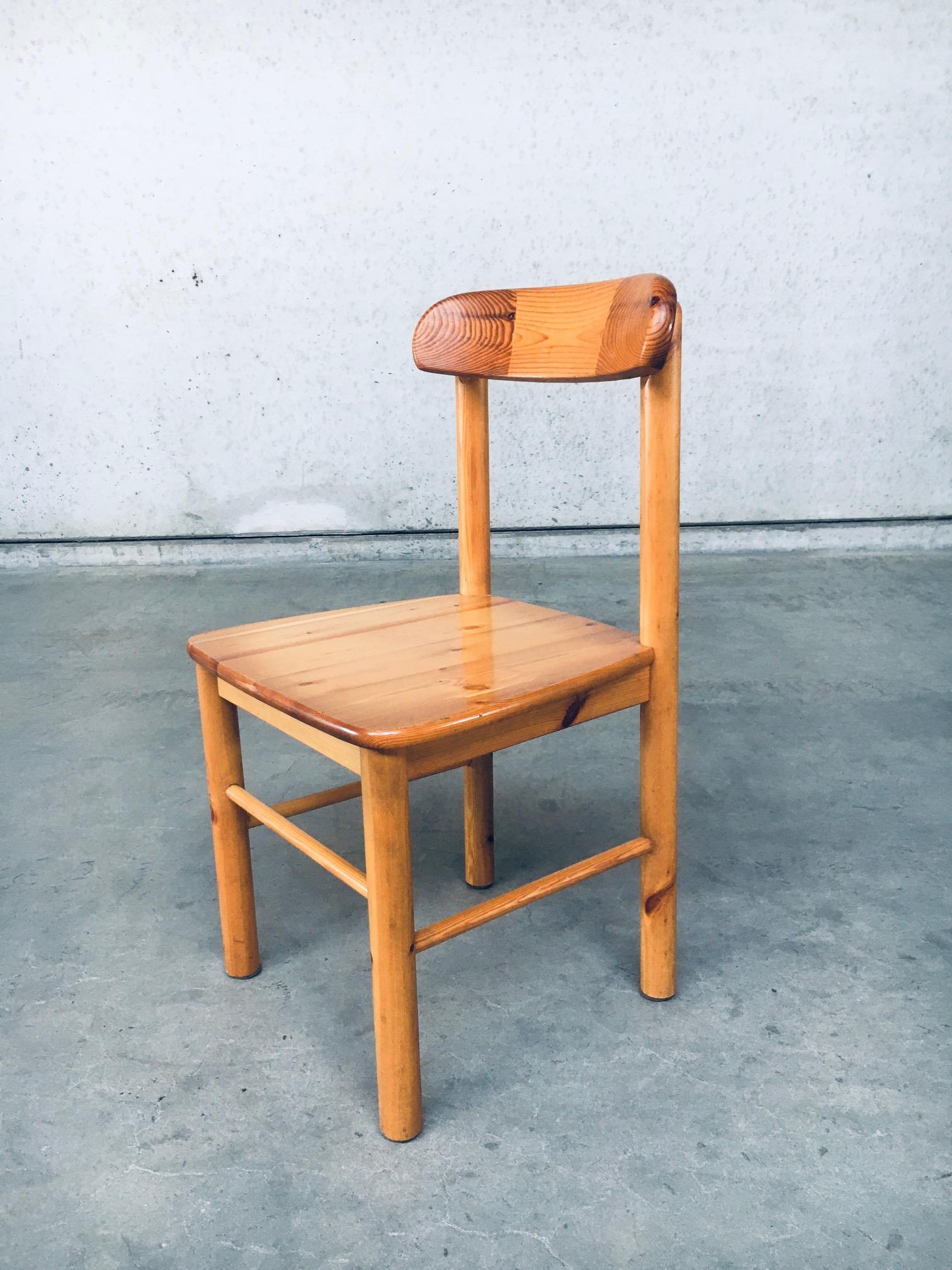 Ensemble de chaises et de tables en pin danois dans le style de Rainer Daumiller, vers 1975 en vente 4