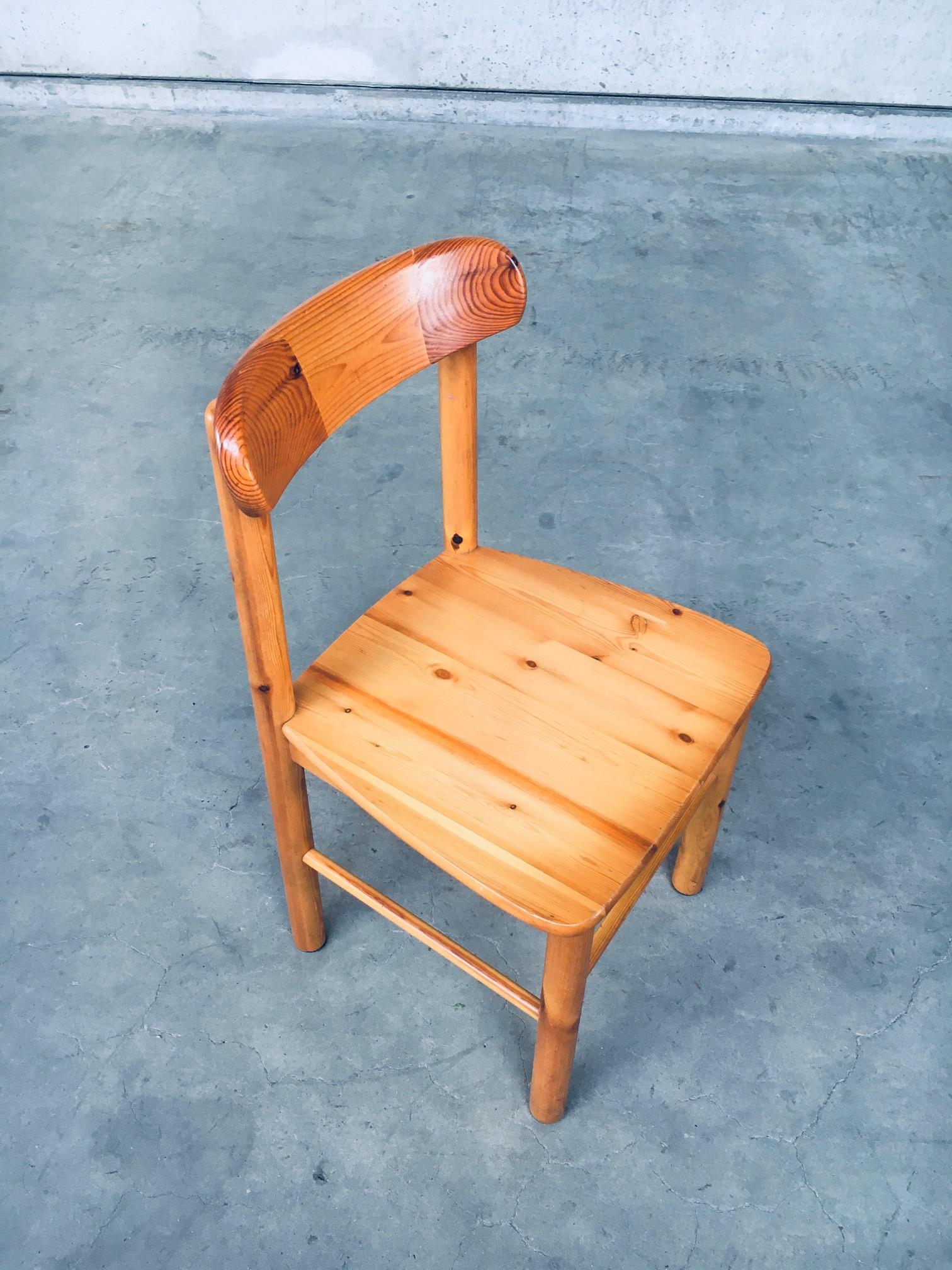 Danish Pine Chairs & Table Set in the Style of Rainer Daumiller, Circa 1975 For Sale 10