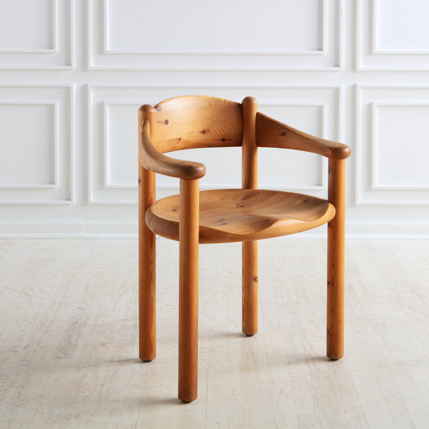 Danish Pine Lounge Chairs by Rainer Daumiller 6