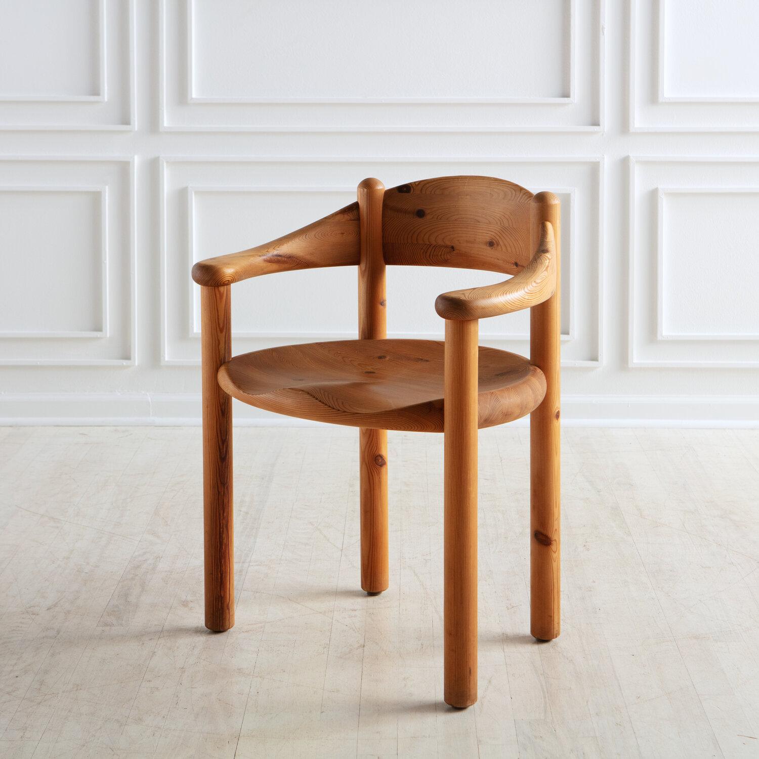 Danish Pine Lounge Chairs by Rainer Daumiller 7