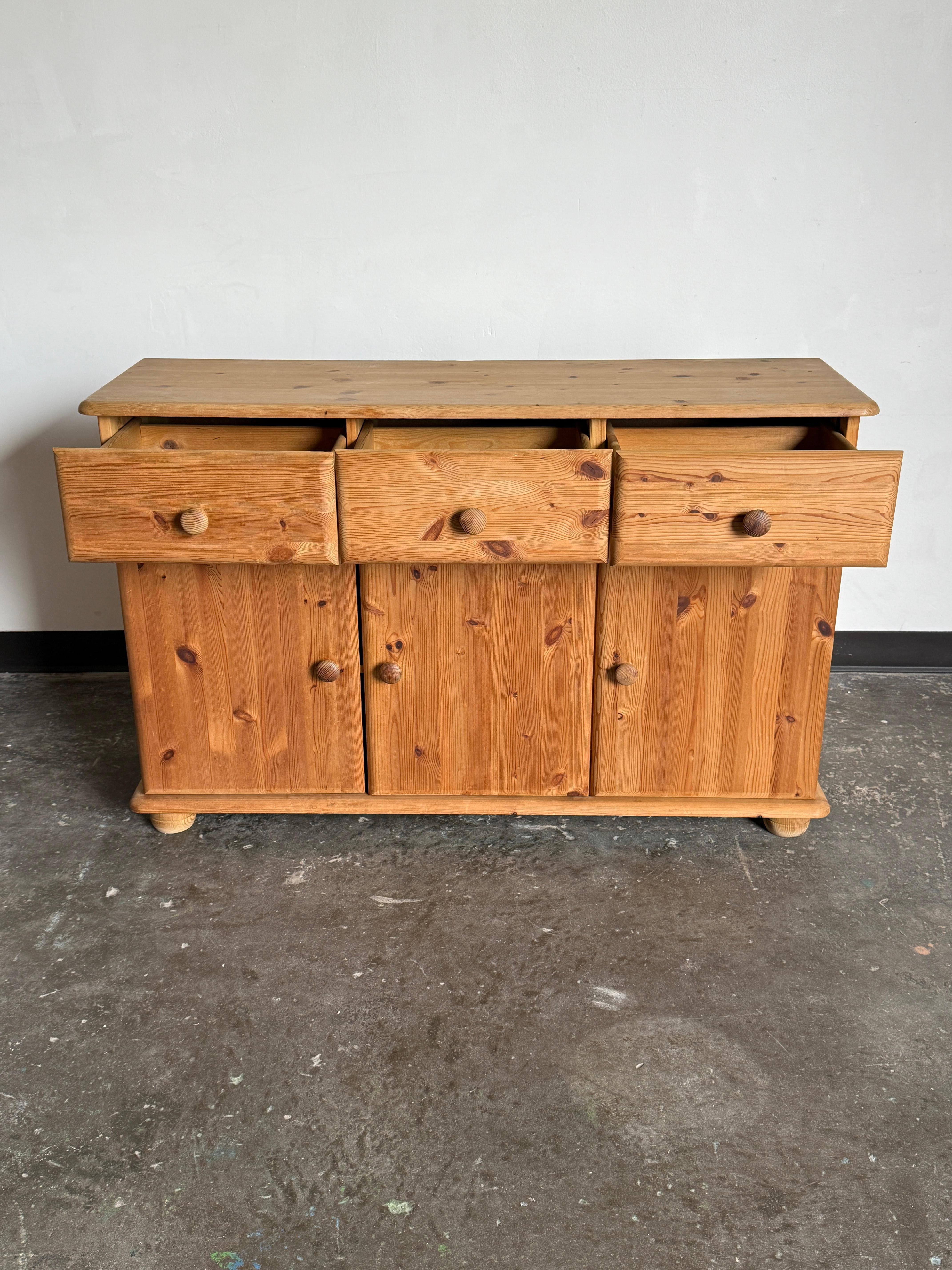 Danish Pine Sideboard For Sale 1