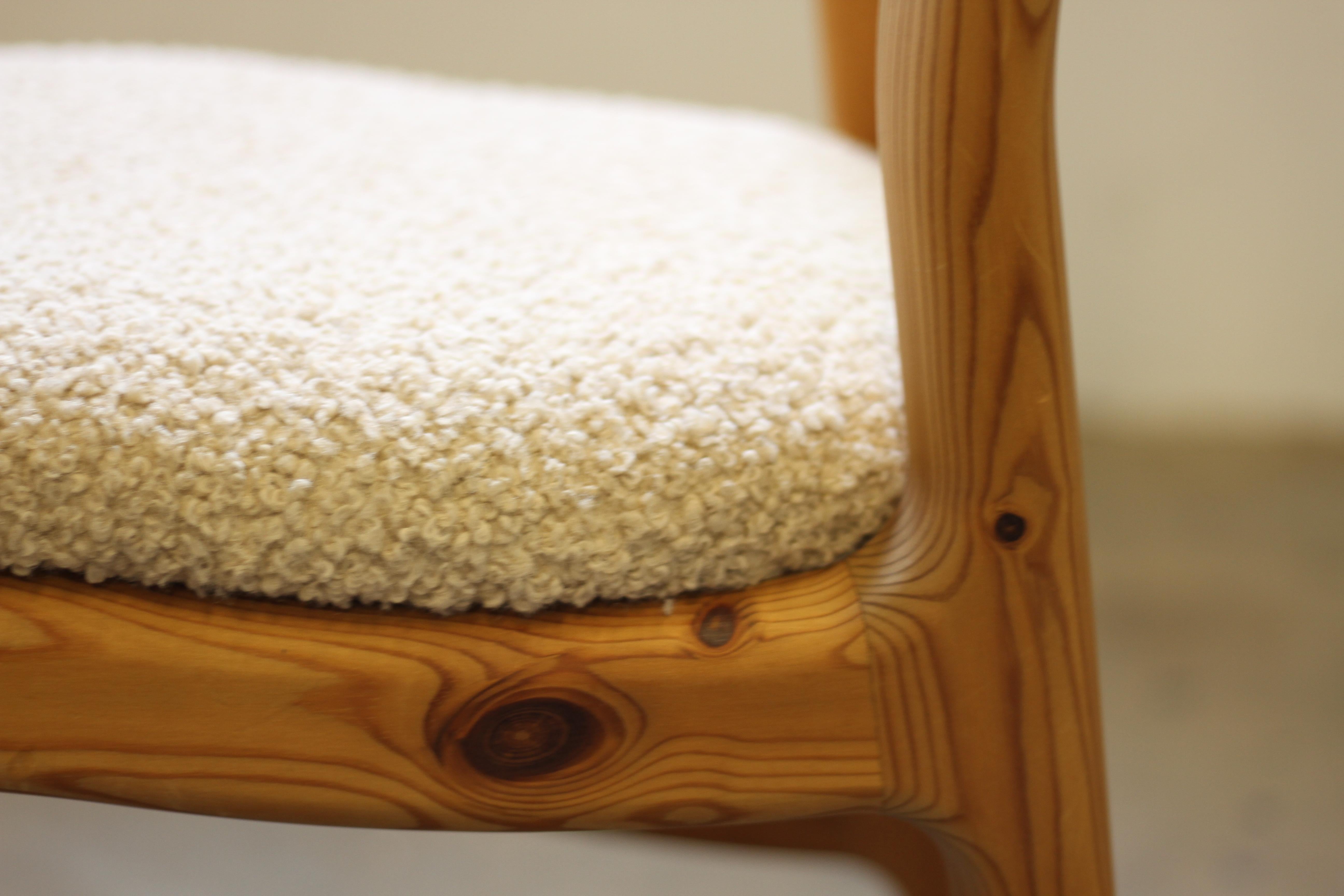 Danish Pine Wood Dining Chairs in style of Rainer Daumiller - 1970s 14