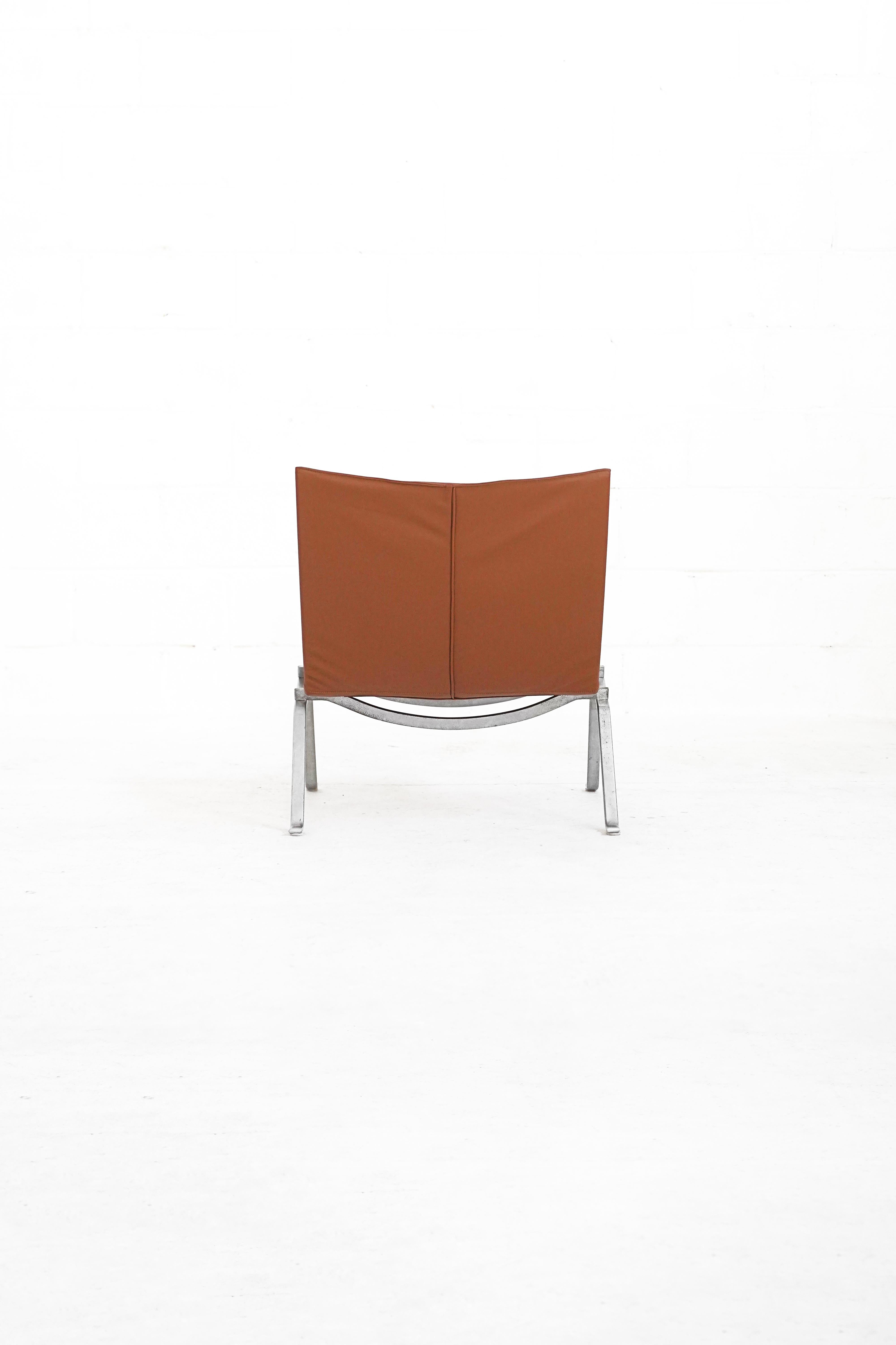 Mid-Century Modern Danish PK22 Lounge Chair by Poul Kjærholm for E. Kold Christiensen