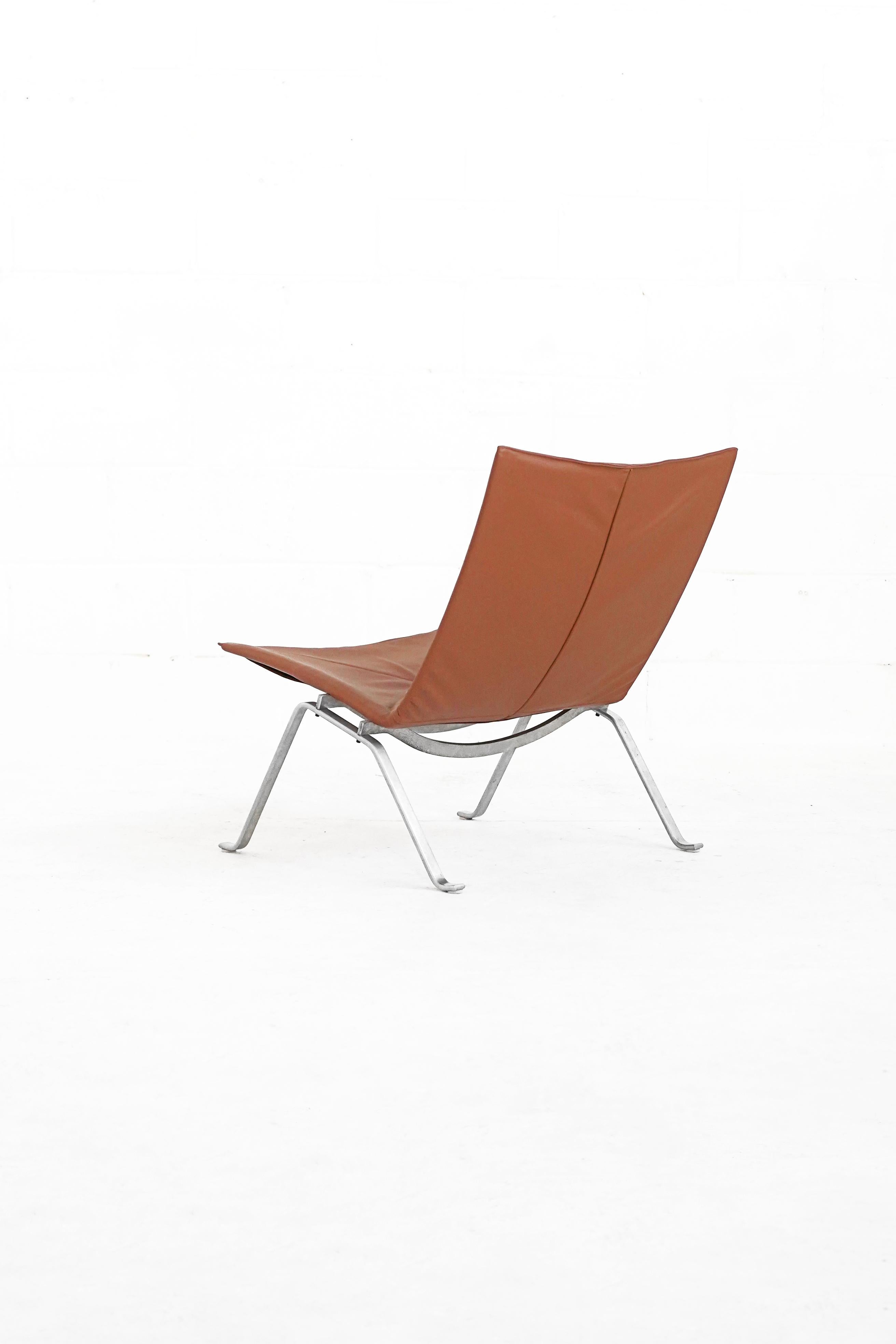 Danish PK22 Lounge Chair by Poul Kjærholm for E. Kold Christiensen In Excellent Condition In TORONTO, CA