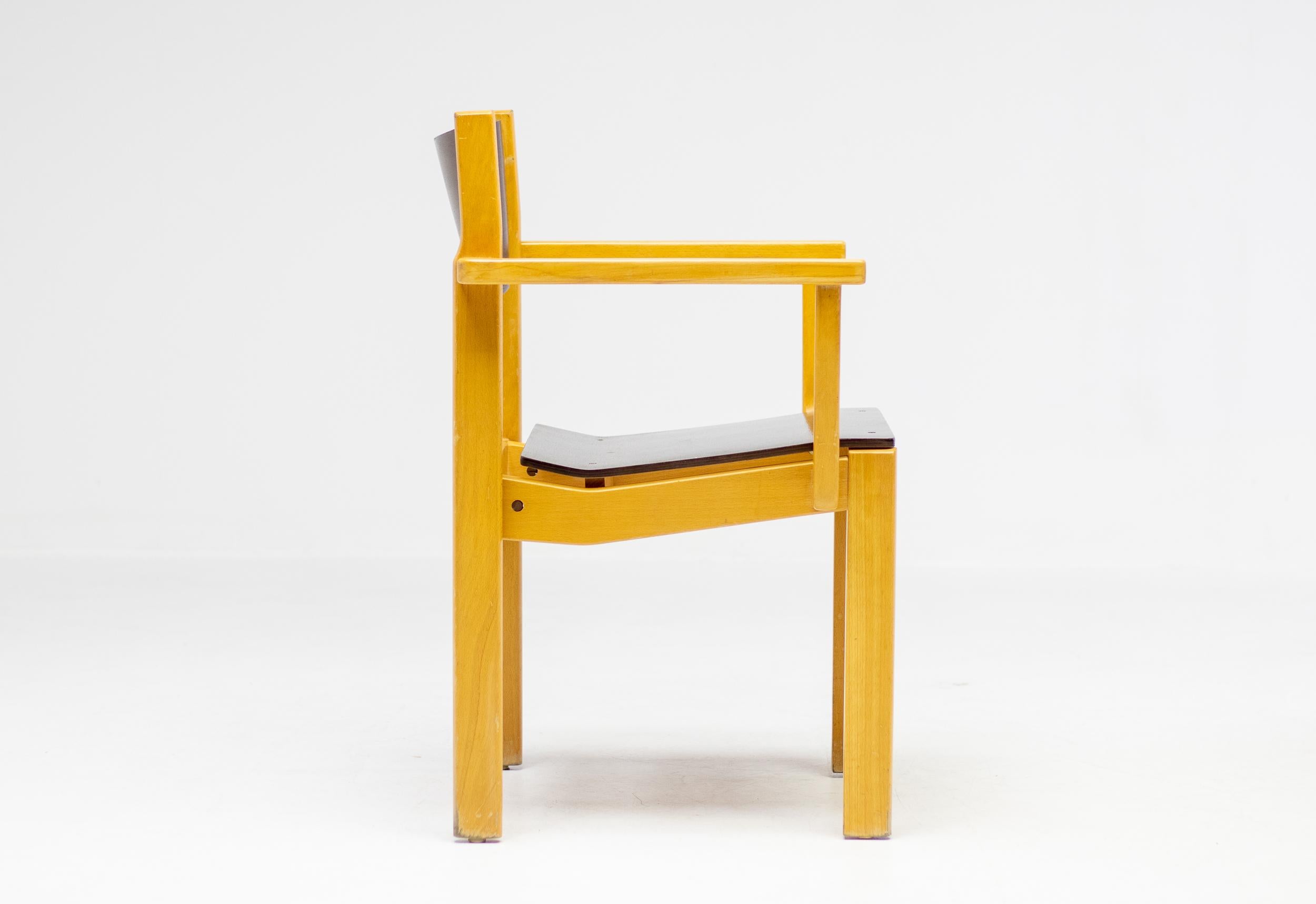 Dänische Sperrholz-Sessel im Zustand „Gut“ im Angebot in Dronten, NL