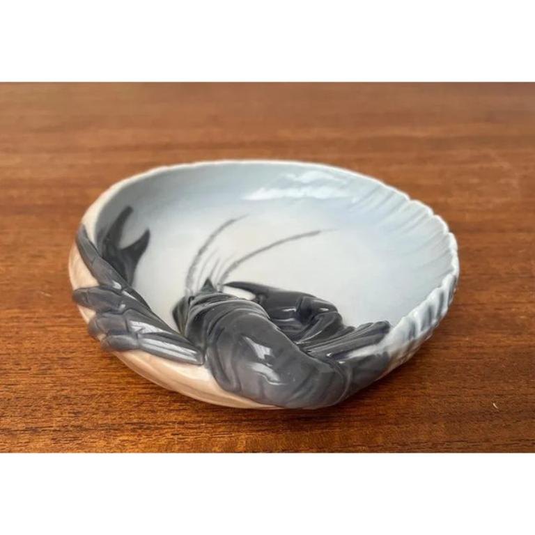 Bol à homard en porcelaine danoise d'Erik Nielsen pour Royal Copenhagen Excellent état - En vente à Hamburg, DE