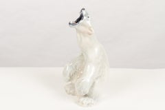 Danish Porcelain Polar Bear by C. F. Liisberg for Royal Copenhagen, 1930s