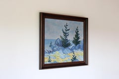 Danish post-impressionist oil painting by E.S. from Horsens