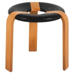 Danish Post Modern Beech Bentwood stool by Magnus Olesen
