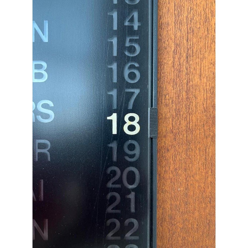 Danish Postmodern Wall Calendar, 1980s For Sale 4