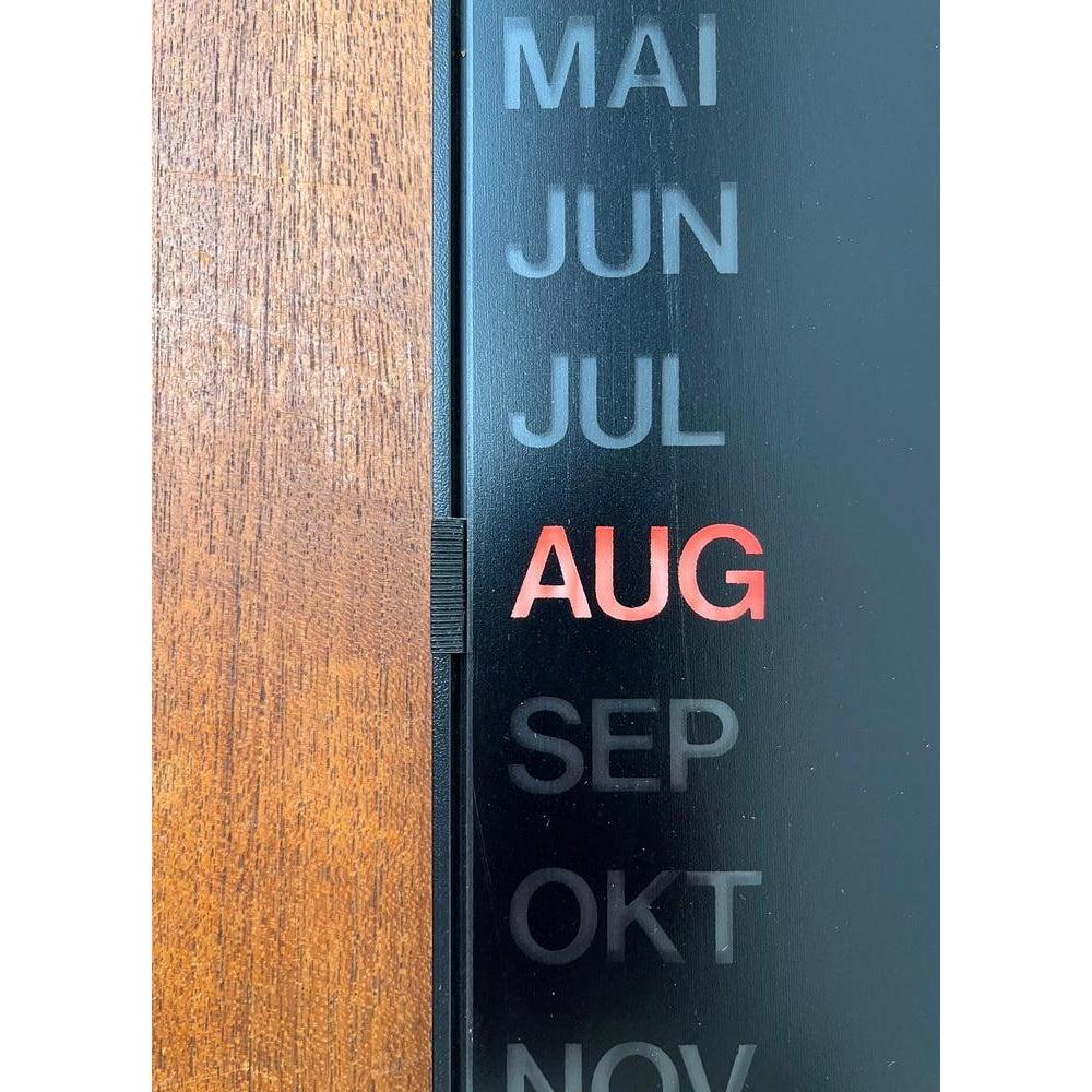 Danish Postmodern Wall Calendar, 1980s For Sale 5