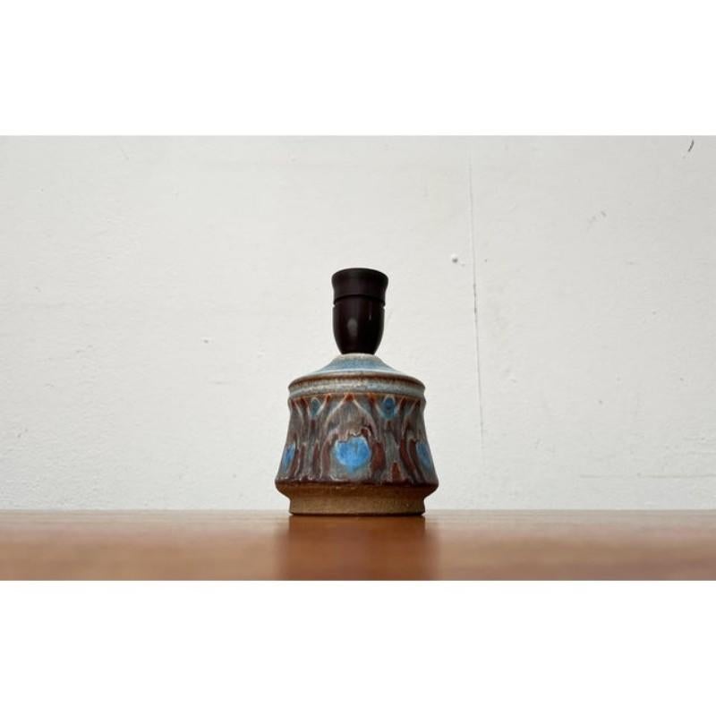 Lámpara de sobremesa de cerámica danesa de Johannes Andersen Keramik, mediados de siglo 1960 en venta 5