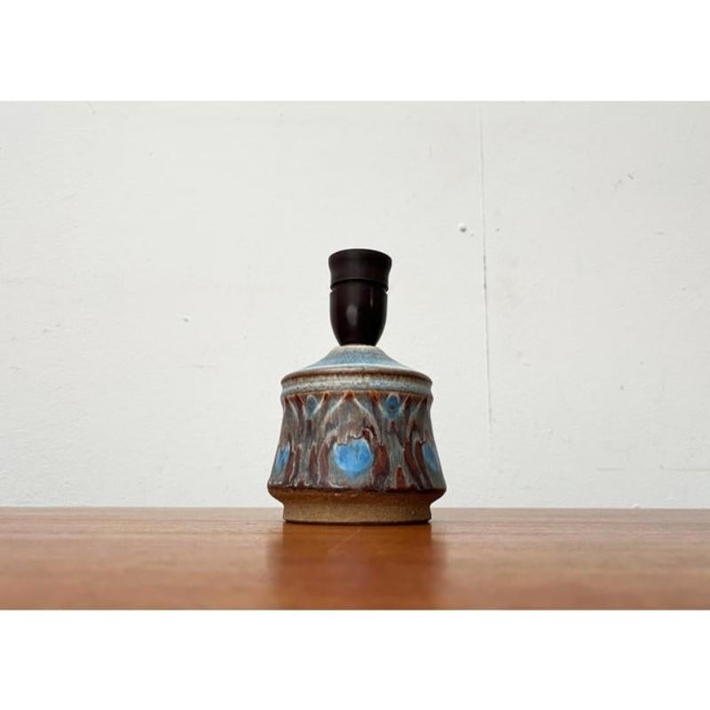 Lámpara de sobremesa de cerámica danesa de Johannes Andersen Keramik, mediados de siglo 1960 en venta 7
