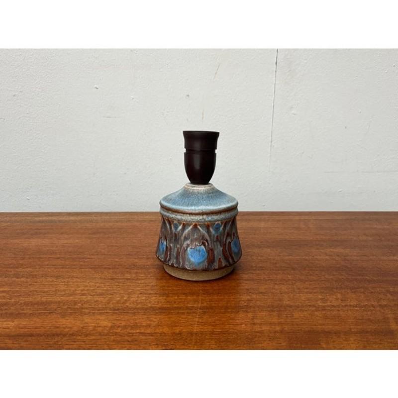 Lámpara de sobremesa de cerámica danesa de Johannes Andersen Keramik, mediados de siglo 1960 Moderno de mediados de siglo en venta