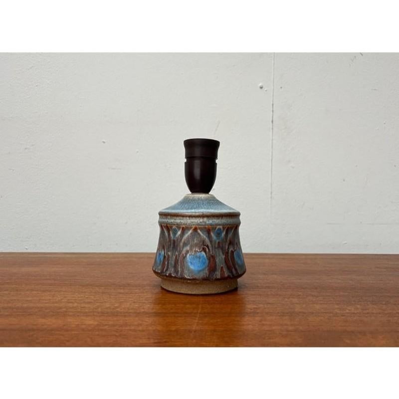 Lámpara de sobremesa de cerámica danesa de Johannes Andersen Keramik, mediados de siglo 1960 siglo XX en venta