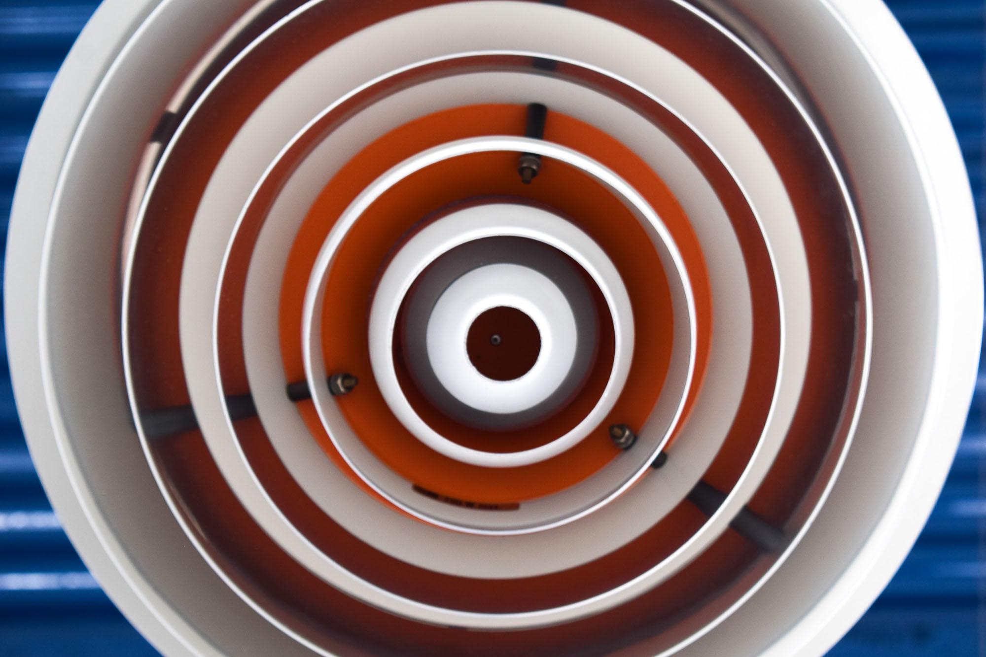 Mid-20th Century Danish Poul Henningsen Contrast Pendant Lamp by Louis Poulsen For Sale