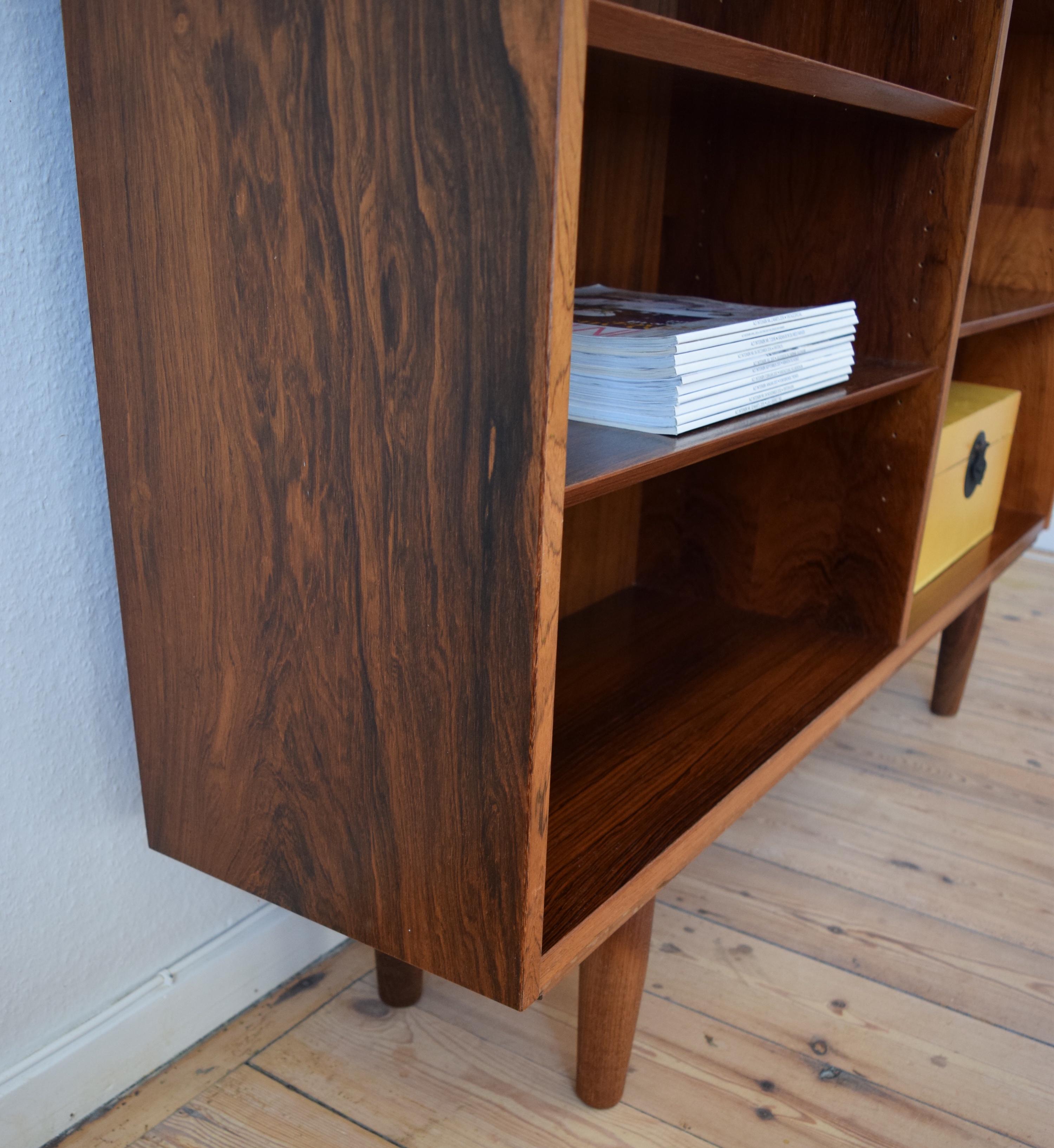 Danish Poul Hundevad Rosewood Bookcase 2