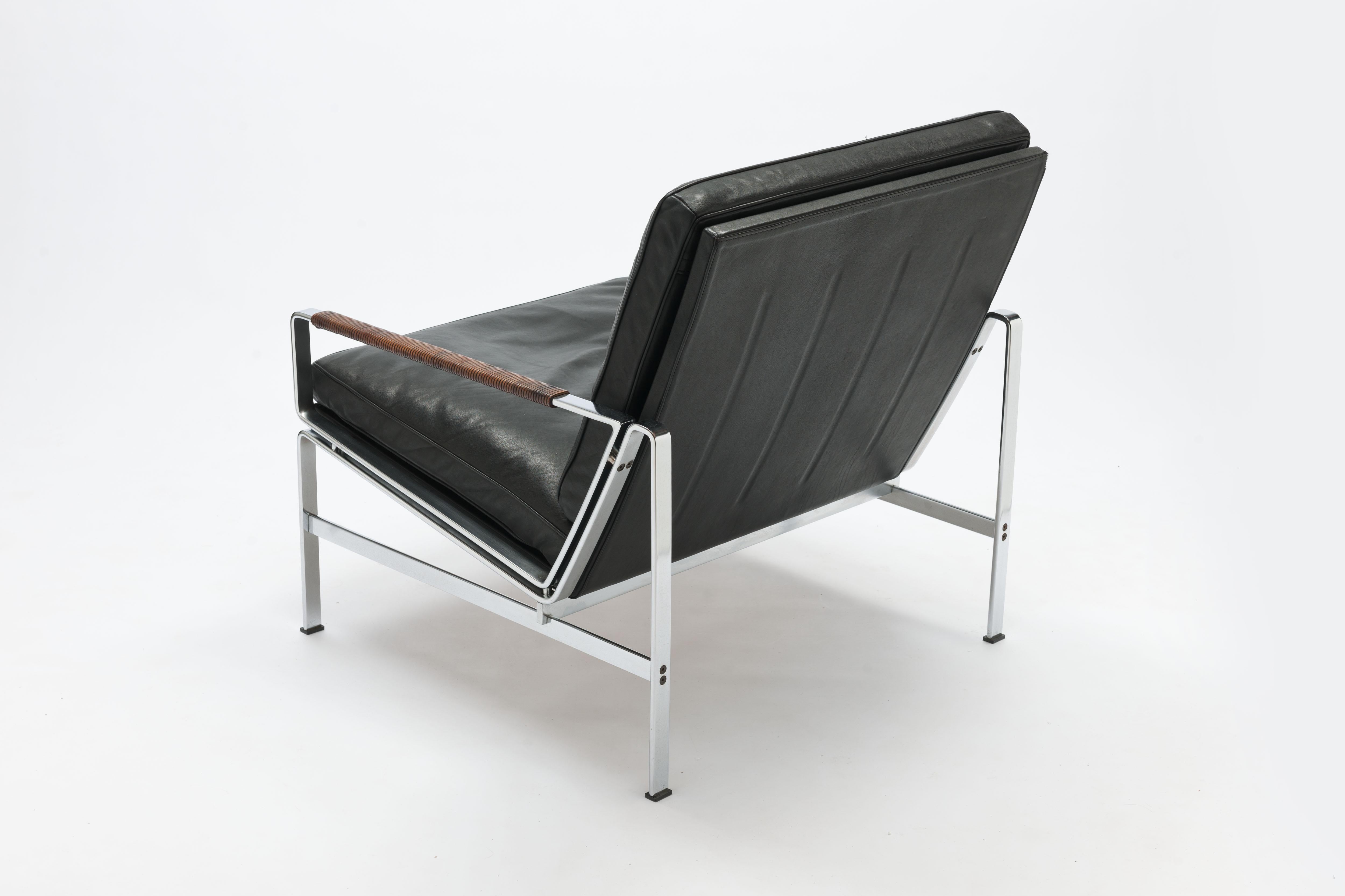 Danish Preben Fabricius & Jørgen Kastholm Lounge Chair FK6720 Alfred Kill, 1965 10