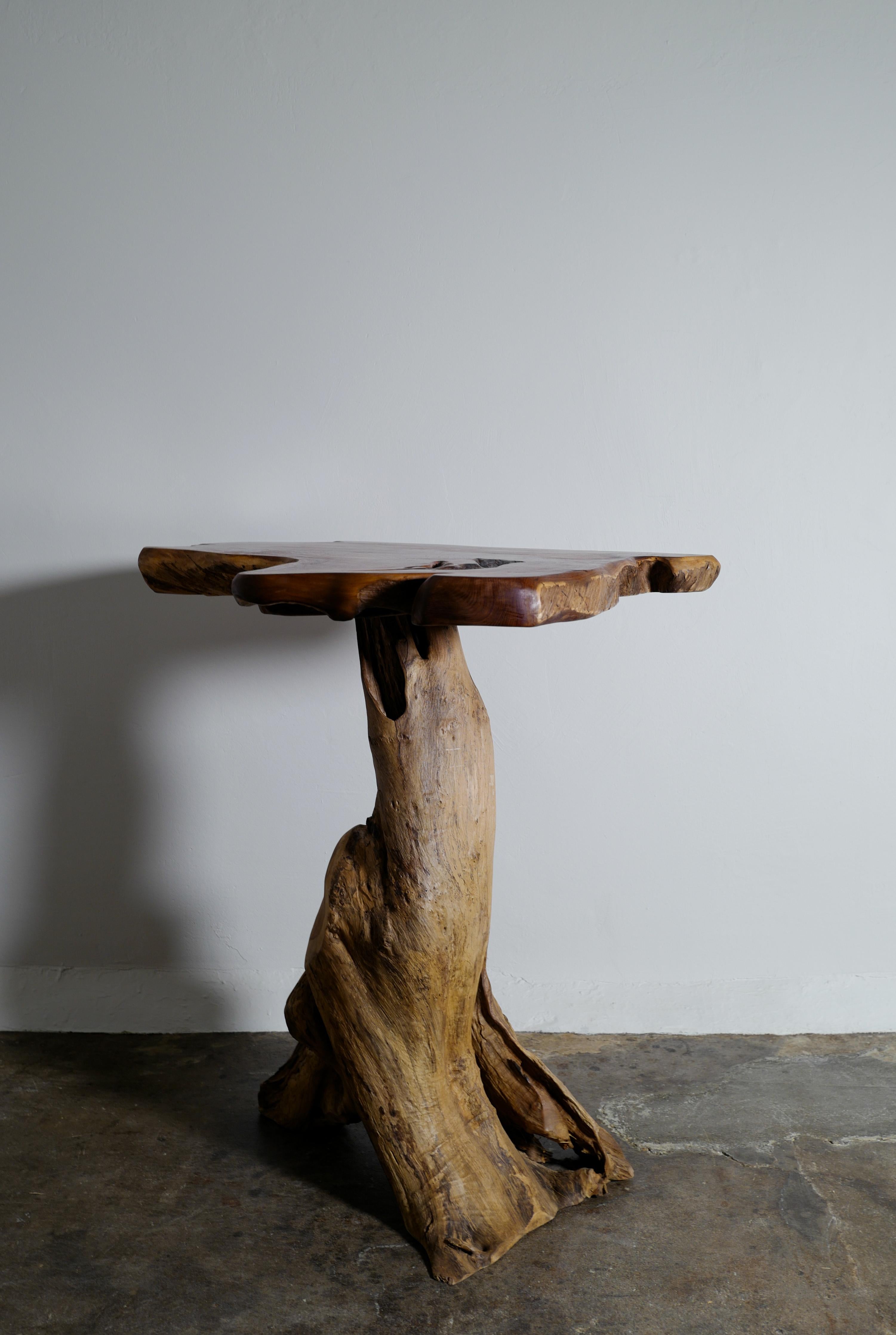 Scandinavian Modern Danish Primitive Brutalist Console or Side Table, Denmark