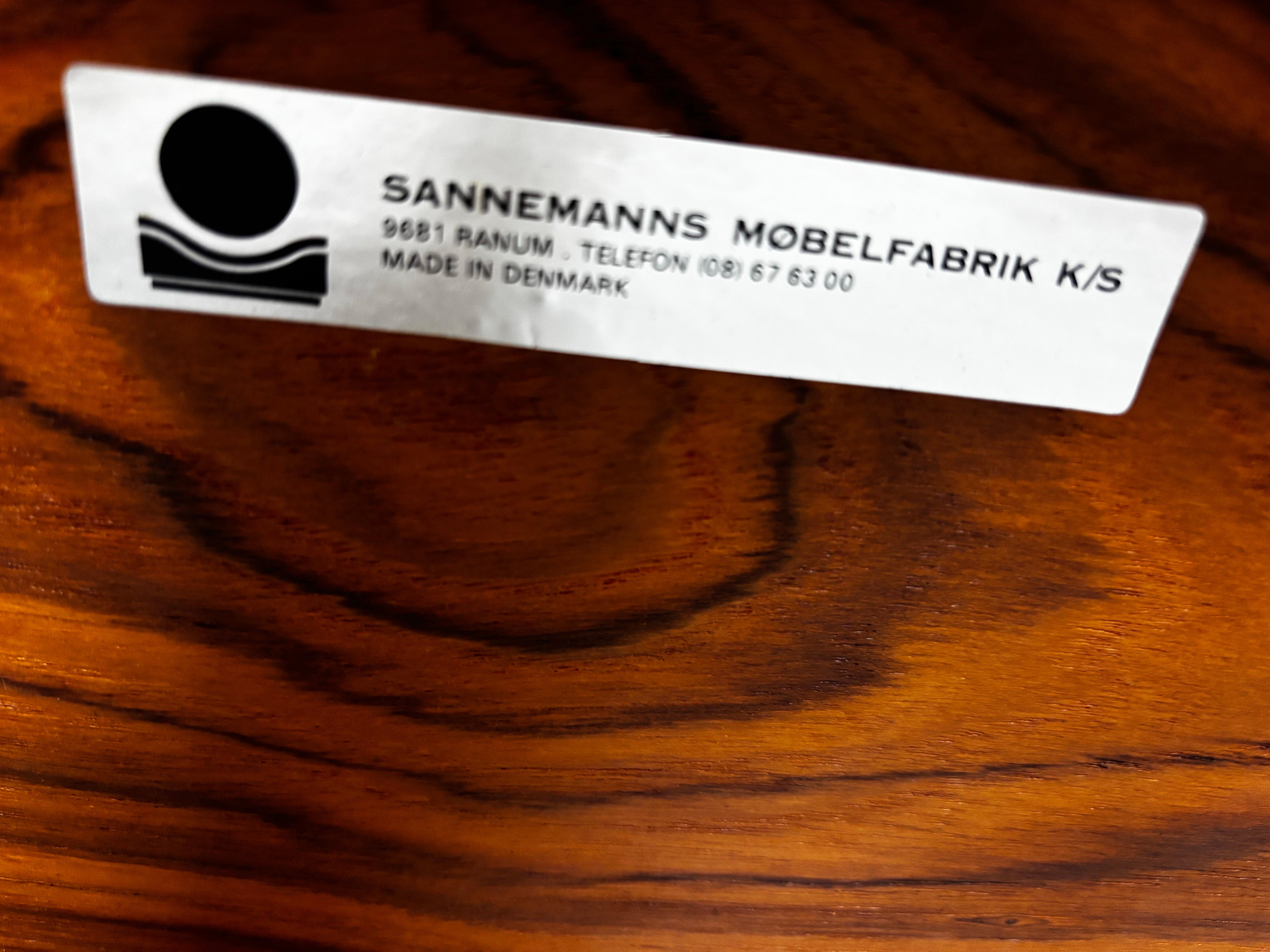 Teak Letto a piattaforma danese Queen Size di Sannemmans MobelFabrik in vendita