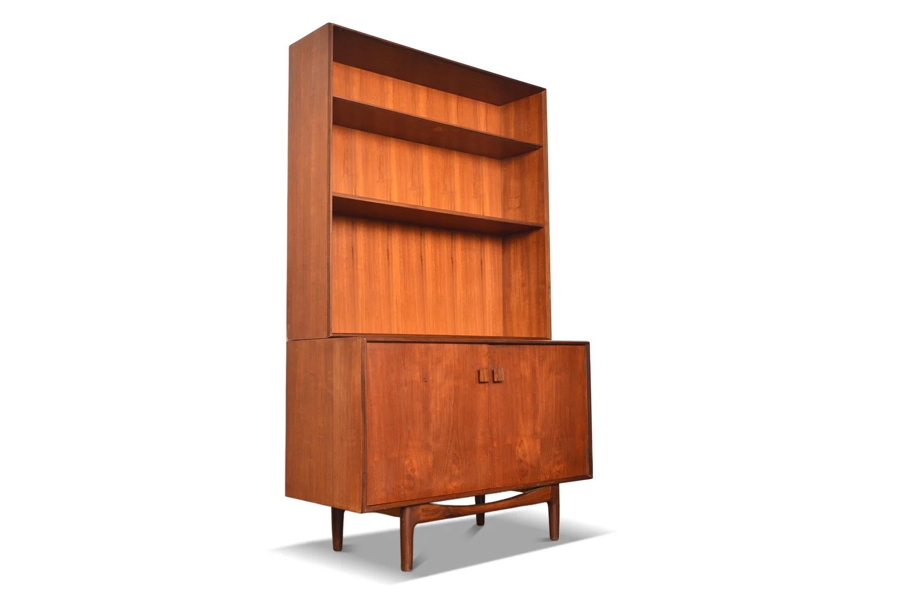 Origin: England
Designer: Ib Kofod Larsen
Manufacturer: G Plan
Era: 1960s
Materials: Teak, Afromosia
Measurements: 40″ wide x 18″ deep x 68″ tall

Condition: In excellent original condition with typical wear for its vintage. Price includes