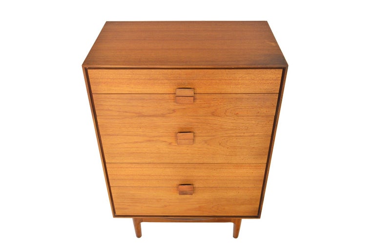 Danish Range Teak Highboy Dresser by Ib Kofod Larsen for G Plan For