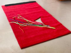 Danish Rapsel Limited Edition "Borlung" Wool Rug by Claude Picasso Son of Pablo