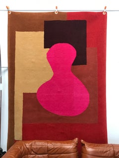 Danish Rapsel Limited Edition "Sydney" Rug by Claude Picasso Son of Pablo, 1990