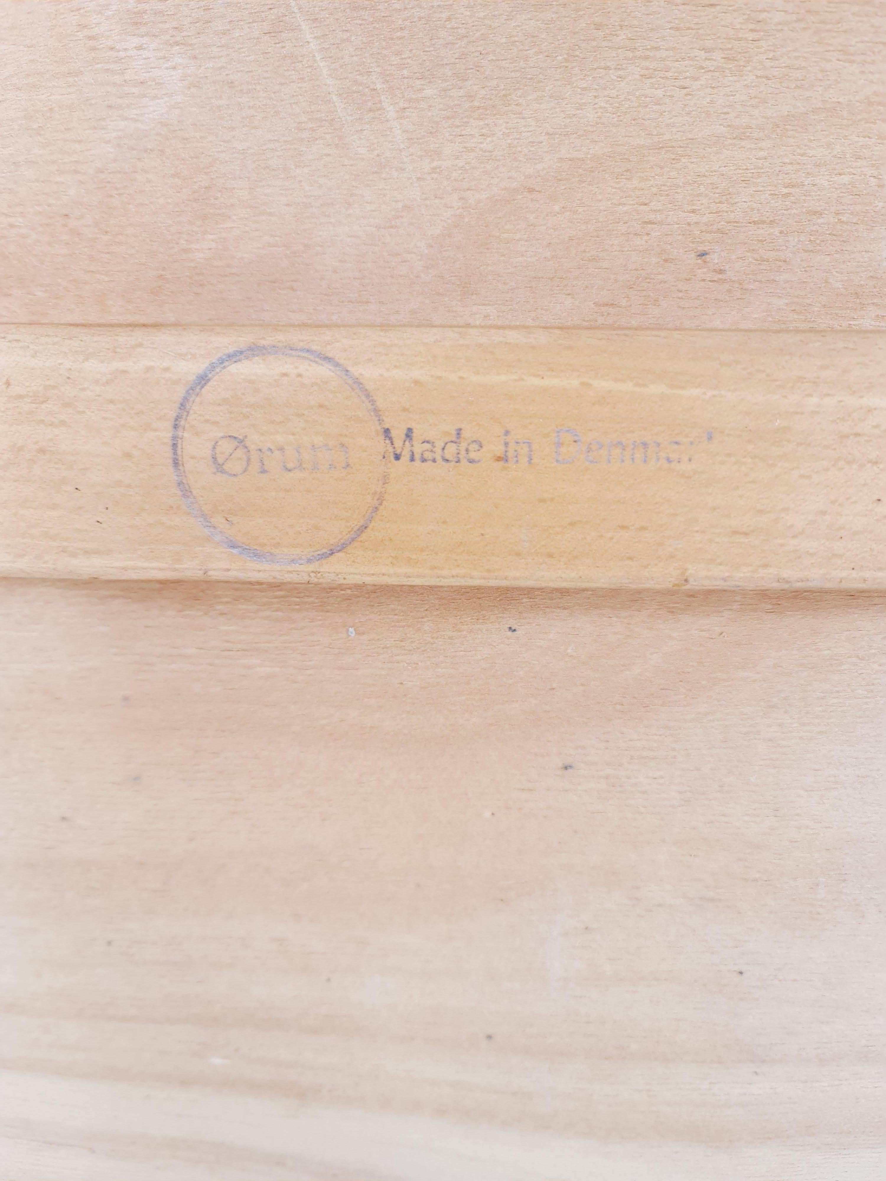 Rara poltrona danese in teak di Erik Buch per Orum  , 1960s in vendita 3