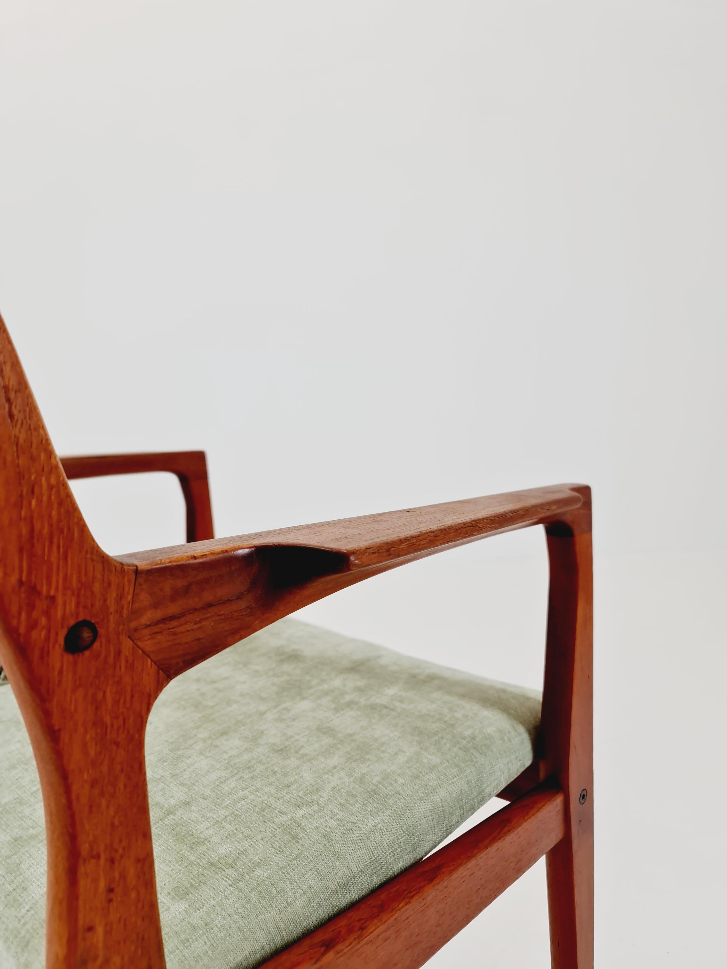 Rara poltrona danese in teak di Erik Buch per Orum  , 1960s in vendita 2