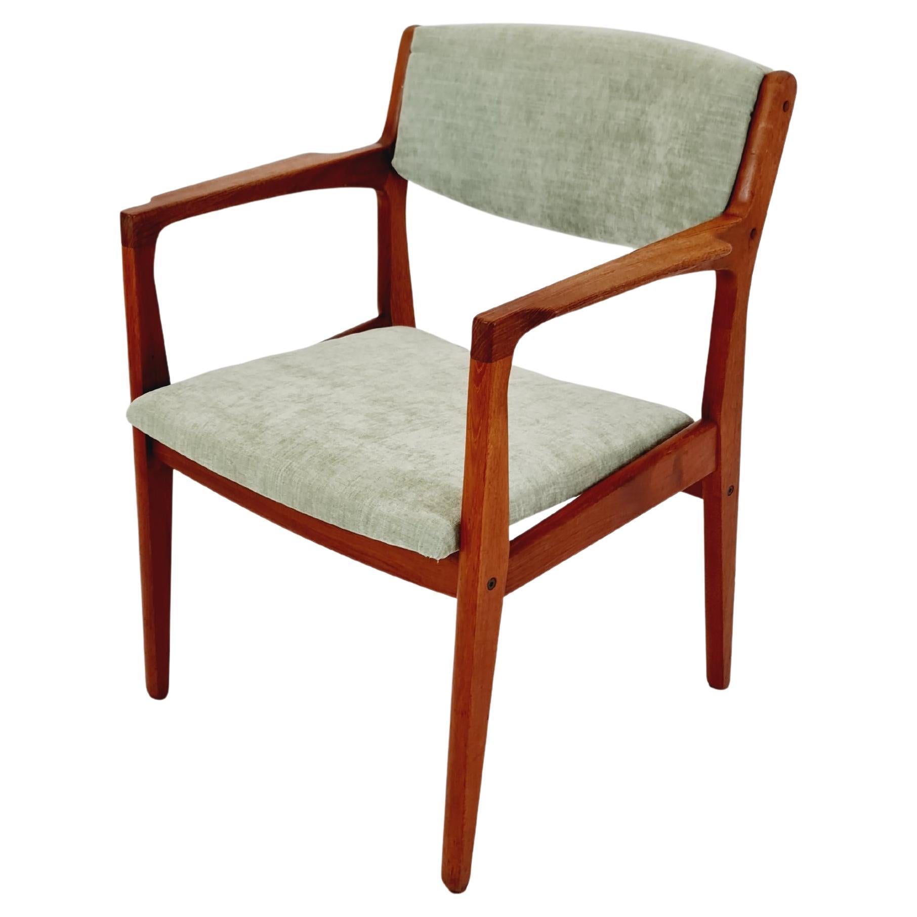 Danish Rare Teak Armchair By Erik Buch for Orum  , 1960s